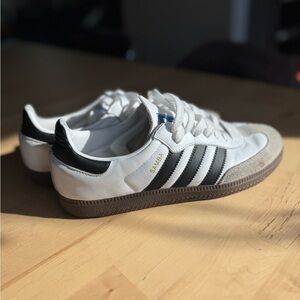 Adidas Samba White and Black Sneakers